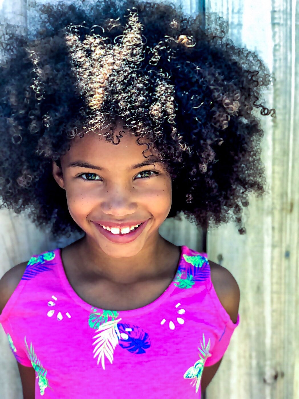 little black girl with afro